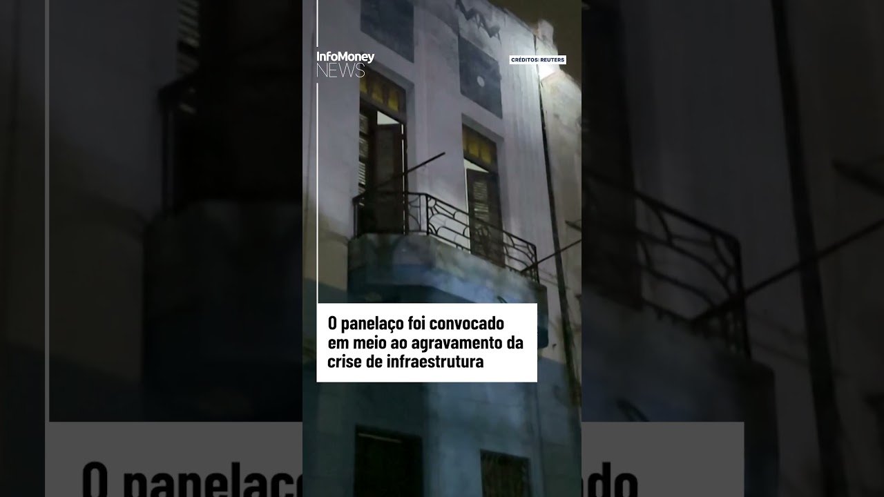 Moradores de Havana fazem panelaço contra falta de luz e água | InfoMoney News