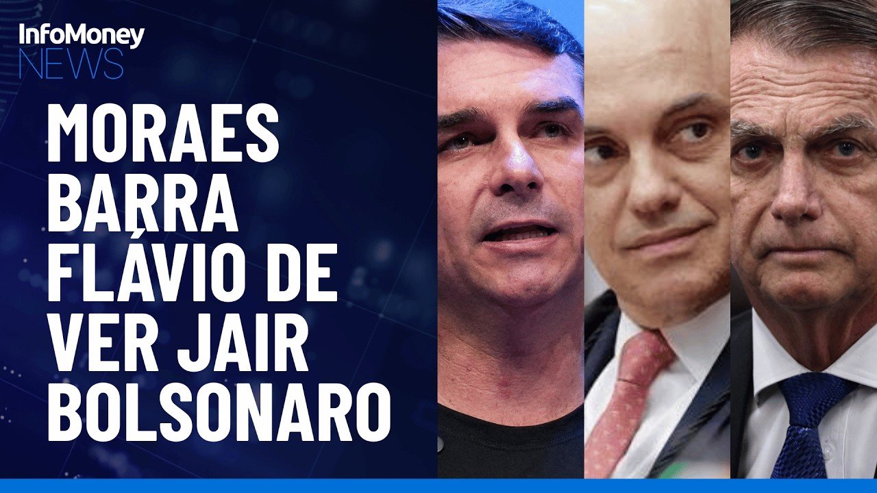 Moraes barra visitas de Flávio a Jair Bolsonaro até eleições | InfoMoney News