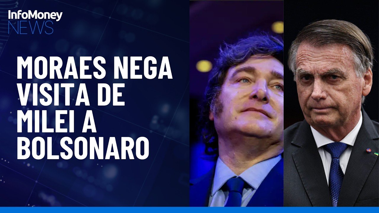 Moraes nega autorização a visita de Milei em prisão domiciliar de Bolsonaro | InfoMoney News