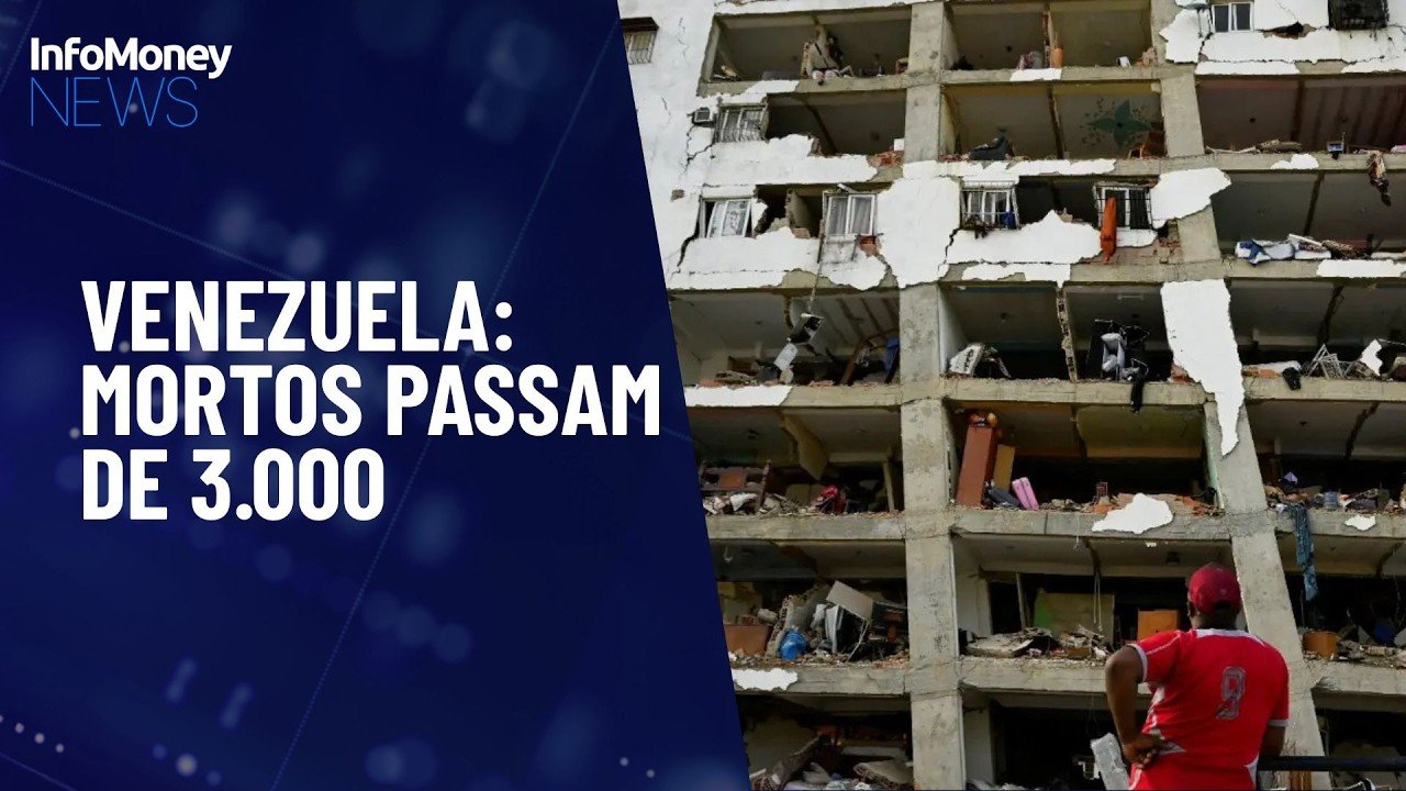 Mortes pelos terremotos na Venezuela passam de 3.300 | InfoMoney News