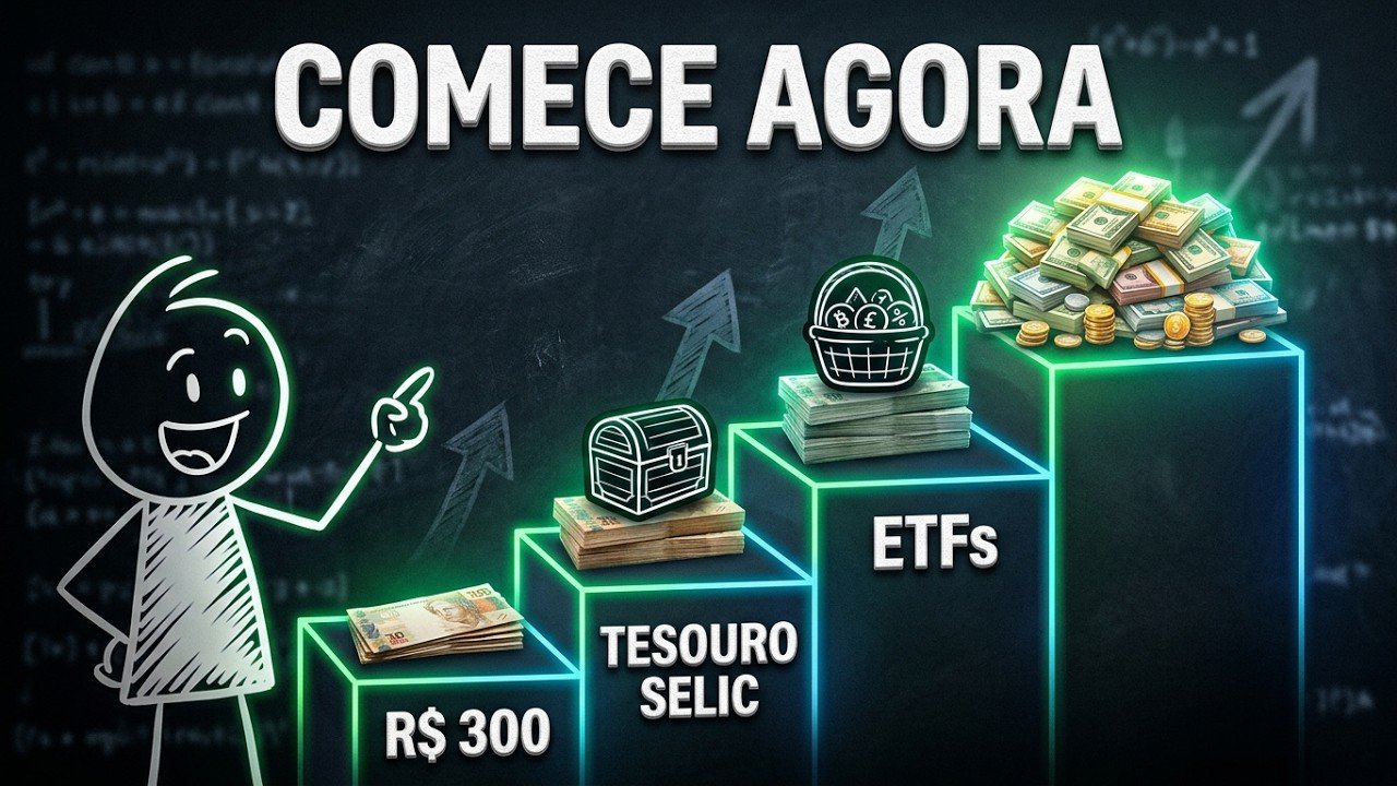 Onde Investir R$300 e Multiplicar Seu Dinheiro (Guia Completo para Iniciantes)