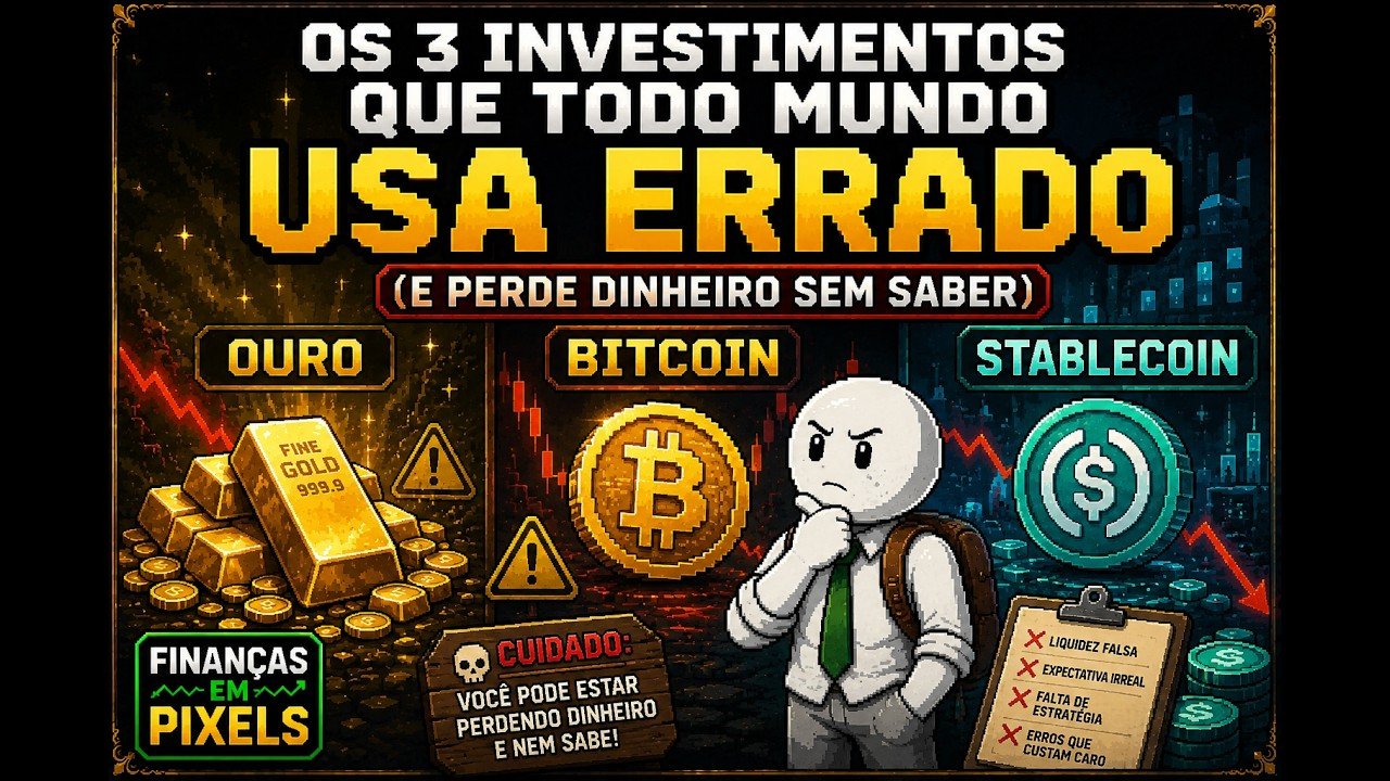 Os 3 Investimentos Que Todo Mundo Usa ERRADO (E Perde Dinheiro Sem Saber)