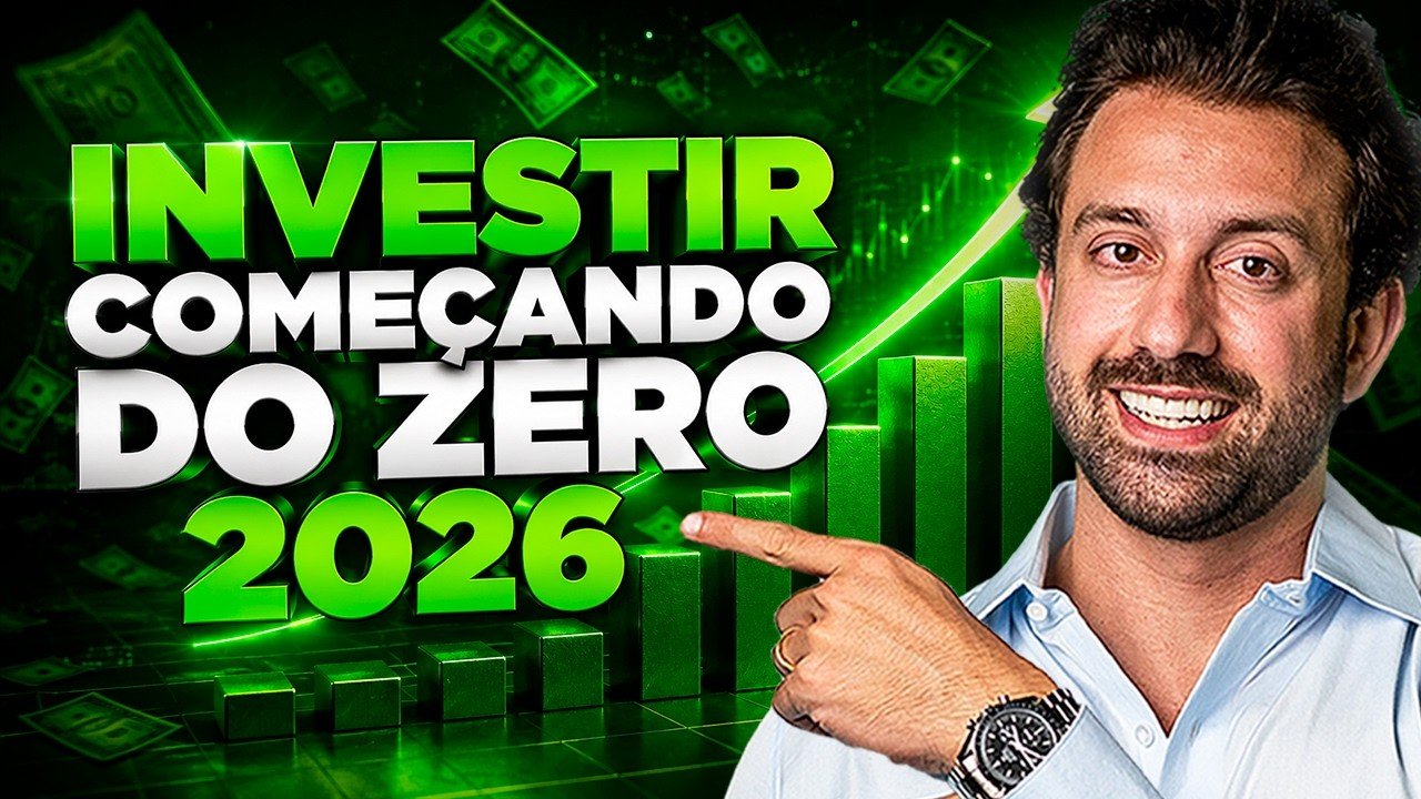 OS 4 MELHORES INVESTIMENTOS PARA QUEM QUER COMEÇAR DO ZERO EM 2026