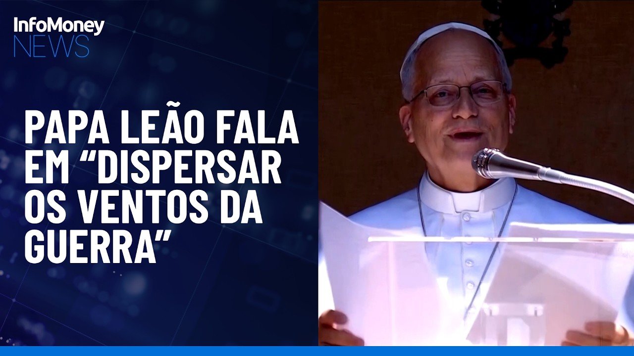 Papa Leão fala em “dispersar os ventos da guerra” durante missa no Vaticano
