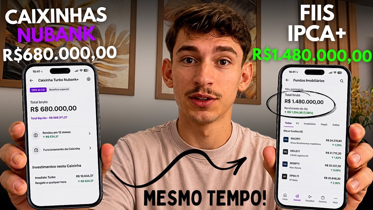 Parei de INVESTIR nas Caixinhas do Nubank! R$800MIL A MAIS NO MEU BOLSO