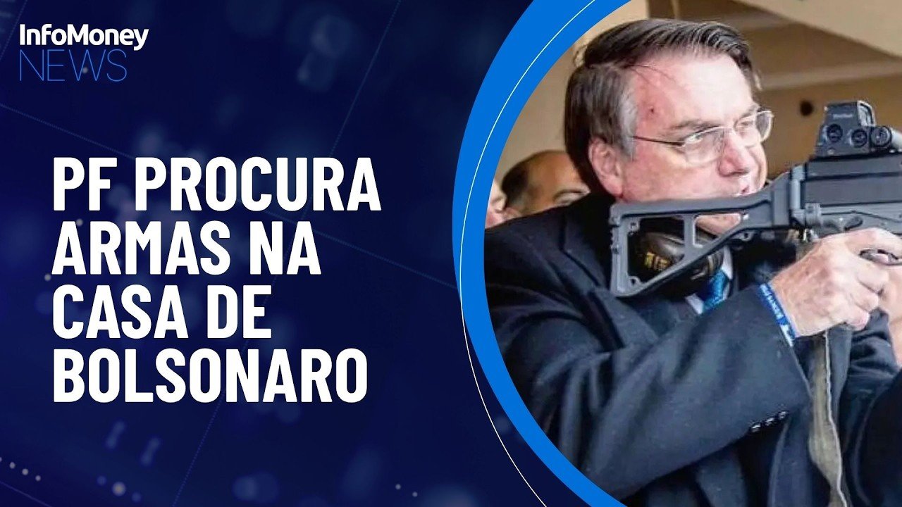PF cumpre mandado de busca e apreensão em casa de Bolsonaro | InfoMoney News