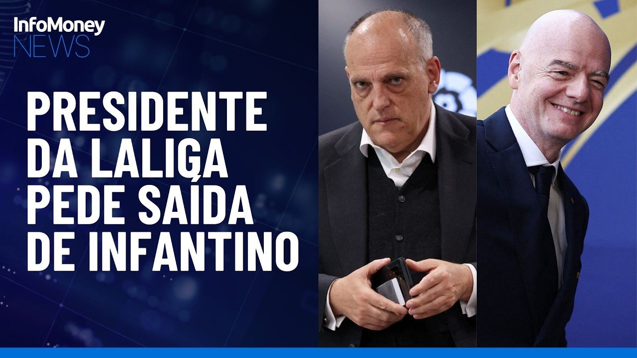 Presidente de LaLiga critica possível Copa com 64 seleções e pede saída de Infantino| InfoMoney News