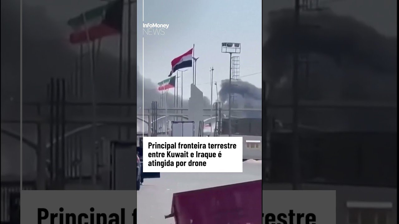 Principal fronteira terrestre entre Kuwait e Iraque é atingida por drone | InfoMoney News