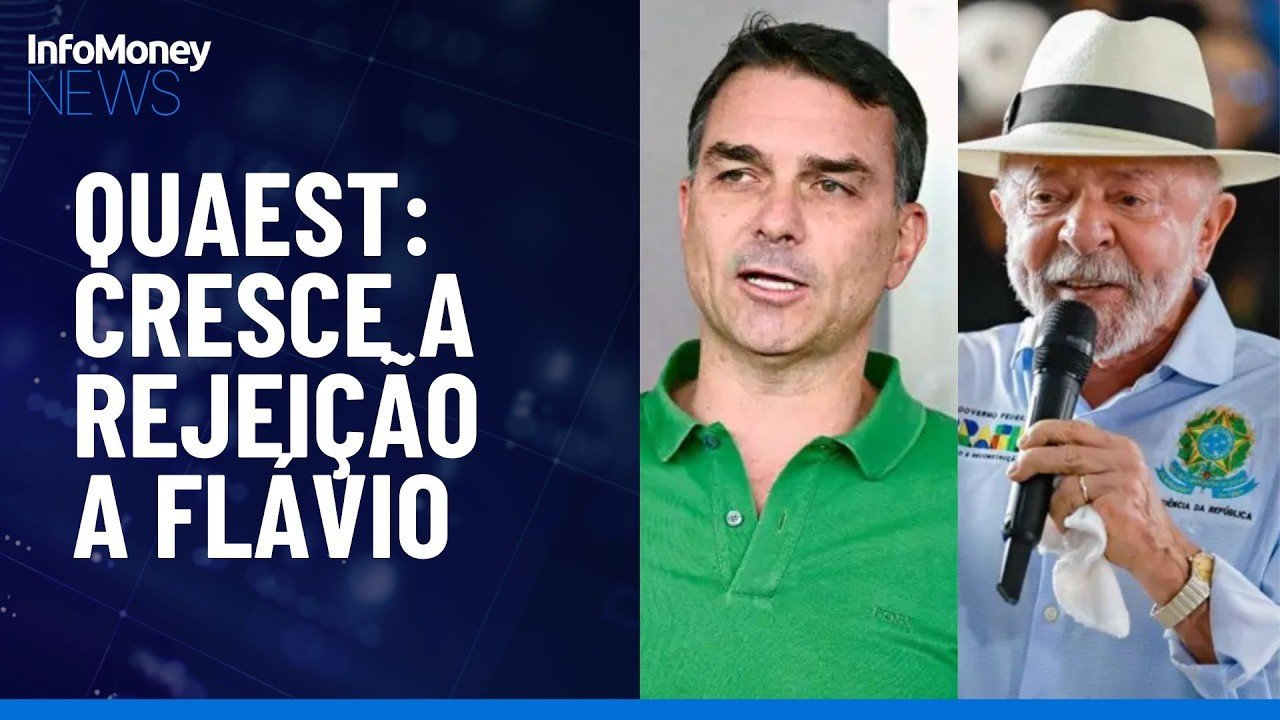 Quaest: 50% dizem que conhecem e não votariam em Lula; 57% dizem o mesmo de Flávio | InfoMoney News