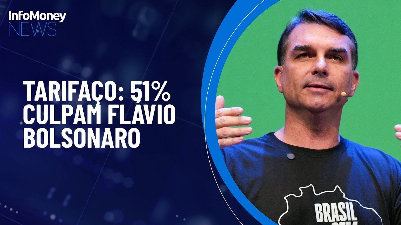 Quaest: 51% culpam Flávio Bolsonaro pelo novo tarifaço dos EUA | InfoMoney News