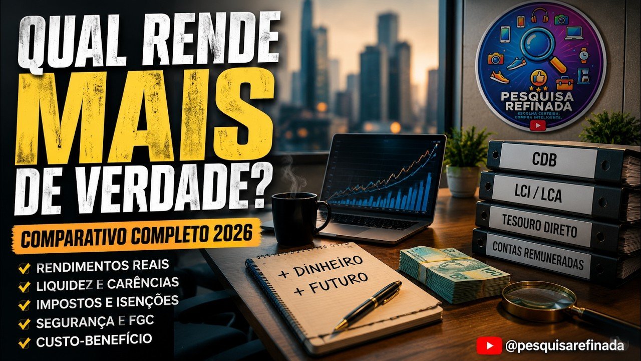 Qual Rende Mais de Verdade? Comparativo Completo dos Melhores Investimentos de Renda Fixa 2026