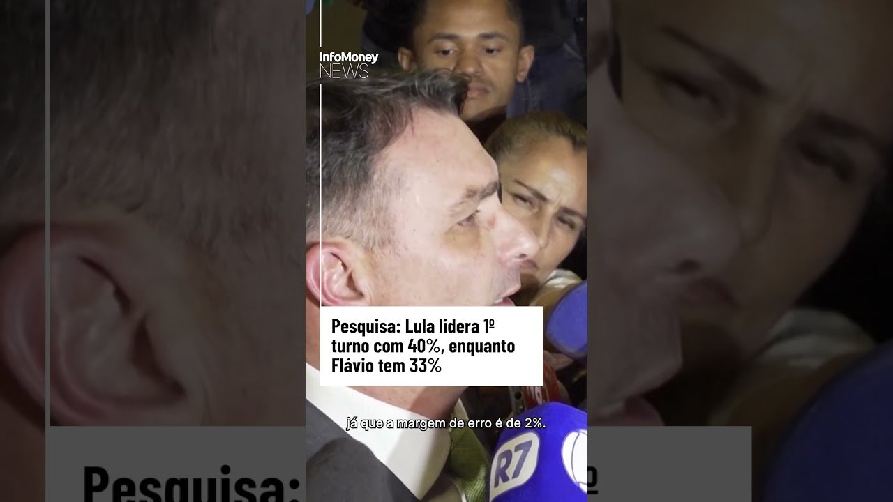 Real Time Big Data: Lula lidera 1º turno com 40%, enquanto Flávio tem 33%