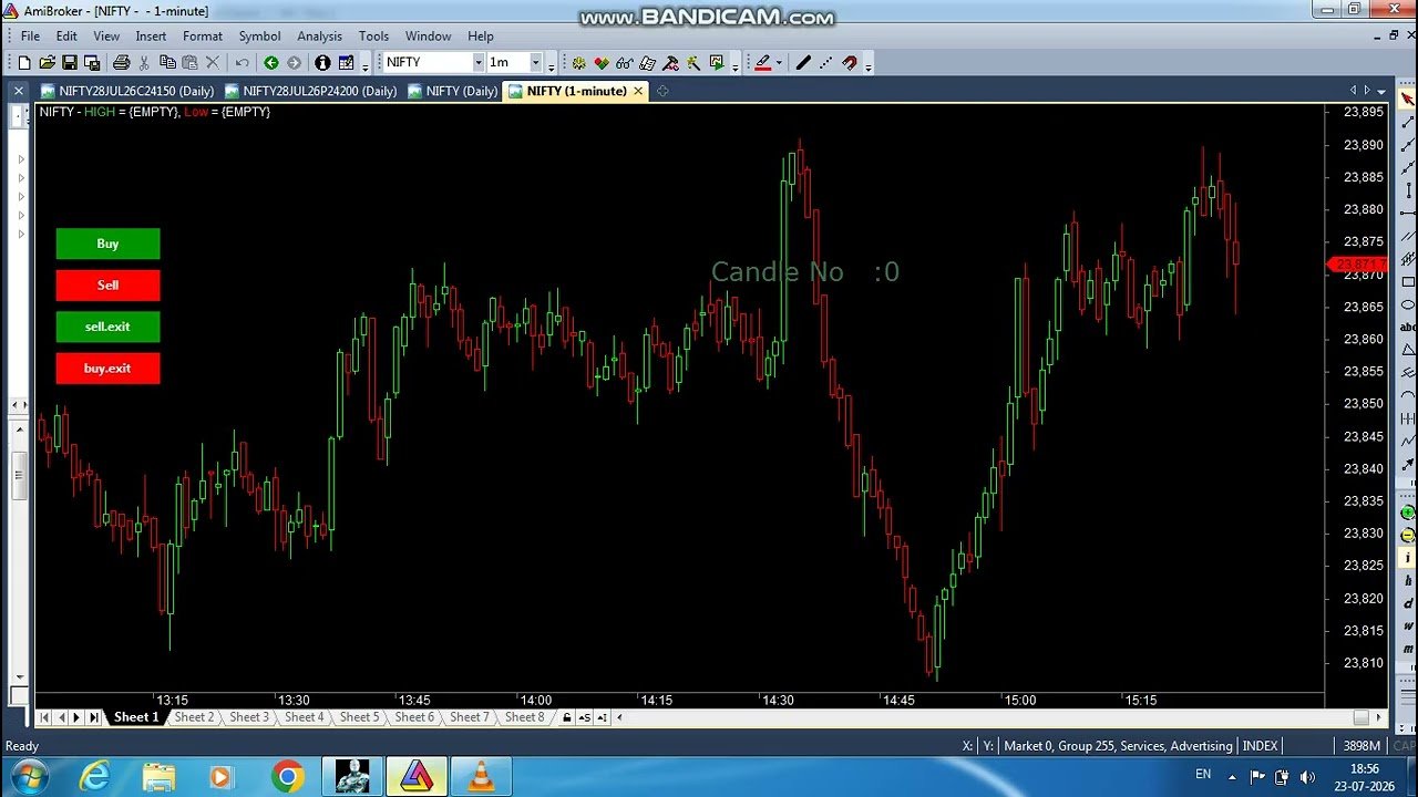 ROBO TRADING NIFTY OPTION 23 JULY 26 .10 LOT TODAY PROFIT.Rs.11000
