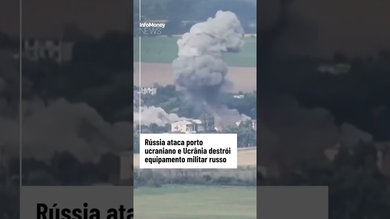 Rússia ataca porto ucraniano e Ucrânia destrói equipamento militar russo | InfoMoney News