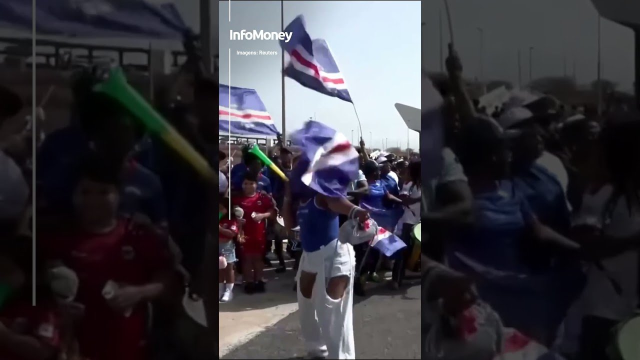 Seleção de Cabo Verde desfila após campanha histórica na Copa