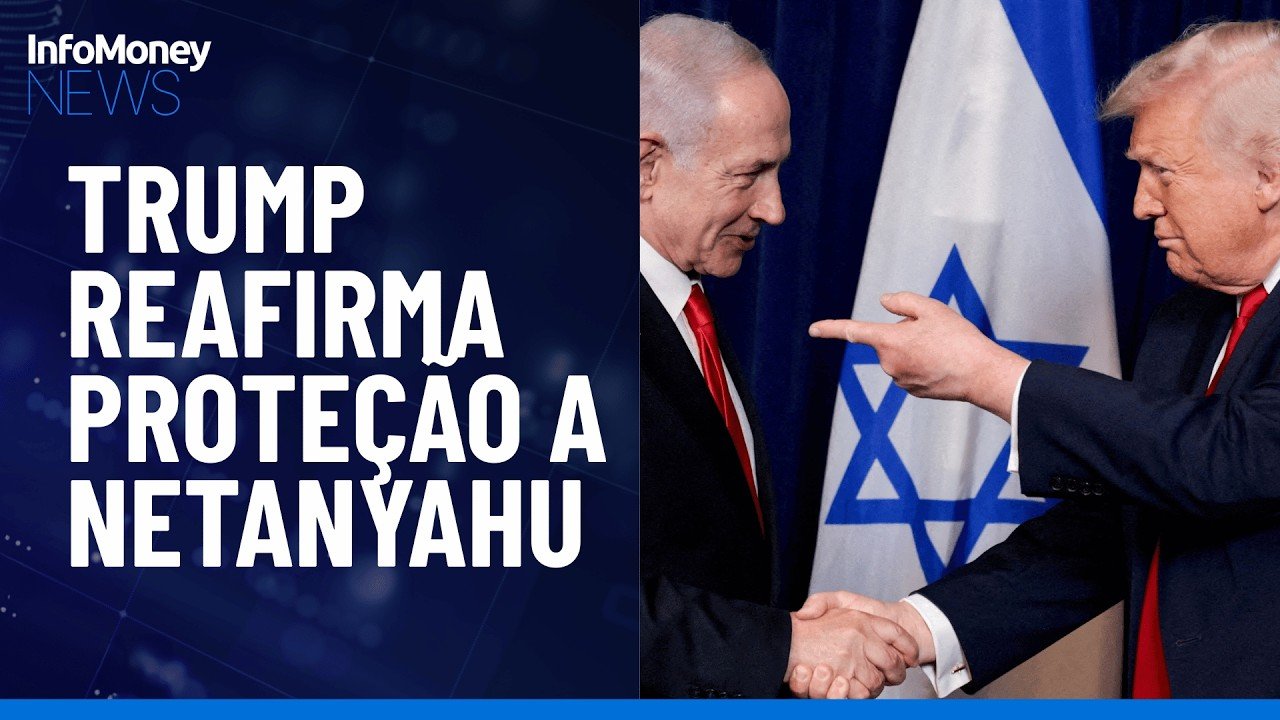 Trump: Netanyahu não será preso enquanto estiver nos EUA | InfoMoney News