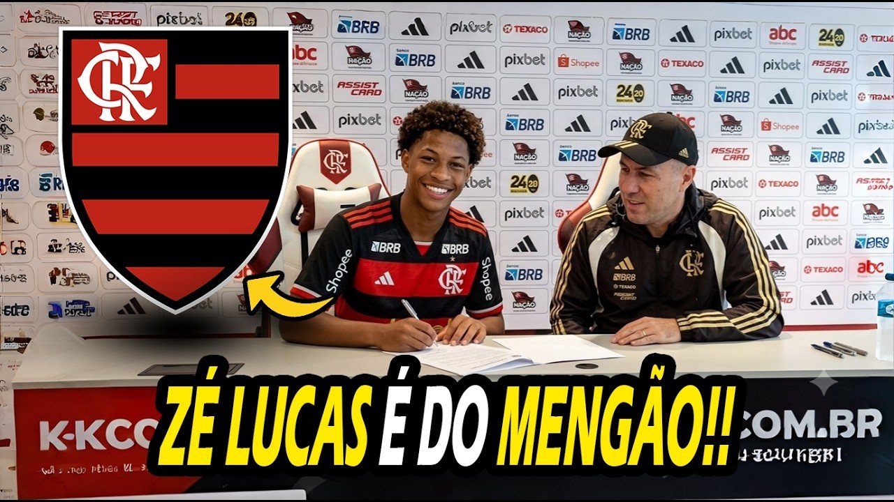 URGENTE! FLAMENGO ANUNCIA ZÉ LUCAS EM NEGÓCIO MILIONÁRIO! A MAIOR JOIA DO BRASIL É DO MENGÃO!