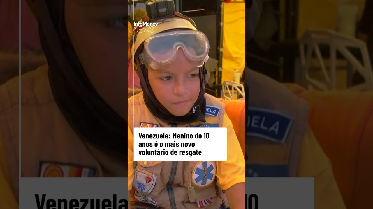 Venezuela: Menino de 10 anos é o mais novo voluntário de resgate após terremotos | InfoMoney News