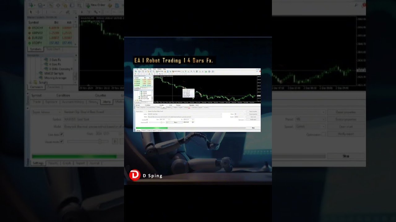 🤖  Expert Advisor    Robot Trading 4 Bars Fx #ea #robottradinng