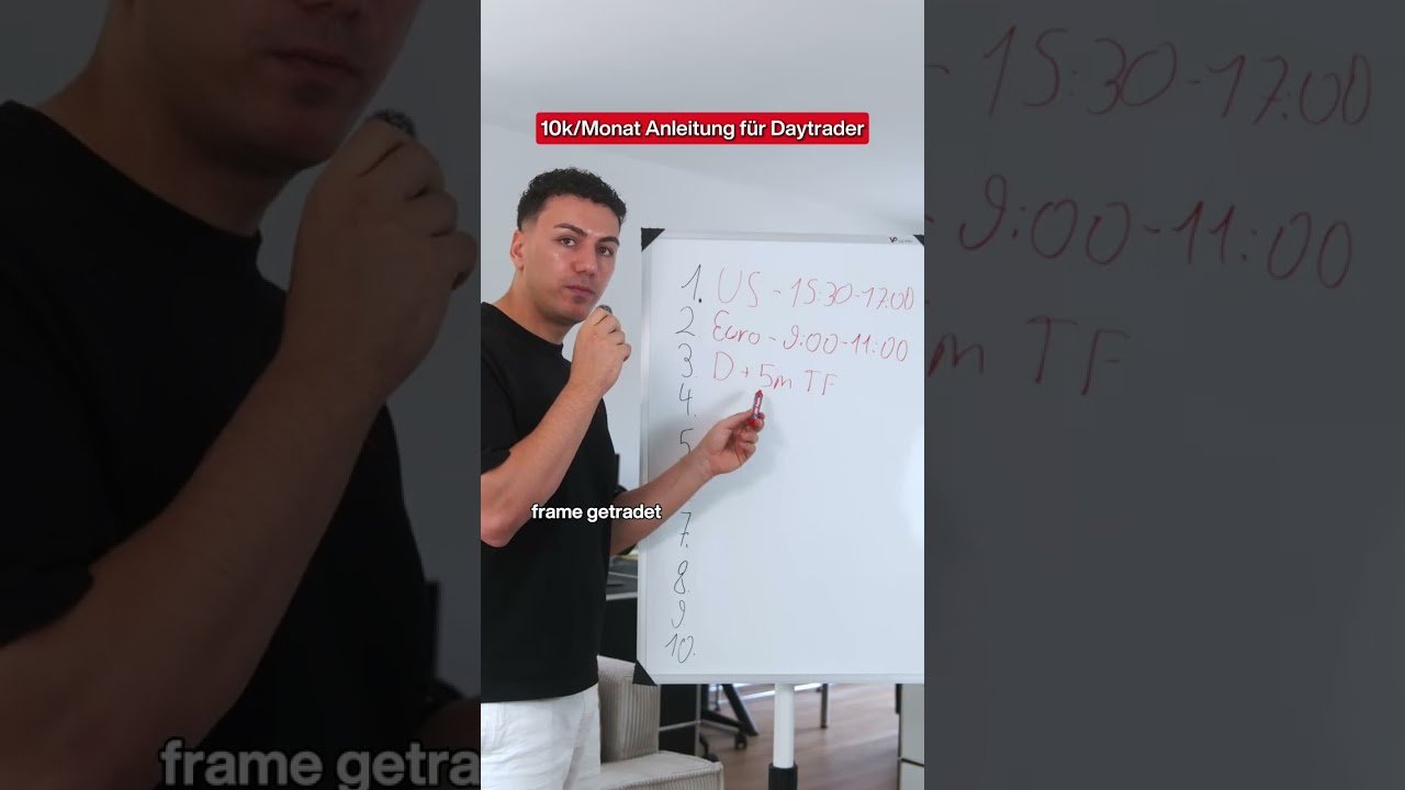 10k Daytrader in 10 Schritten 💯