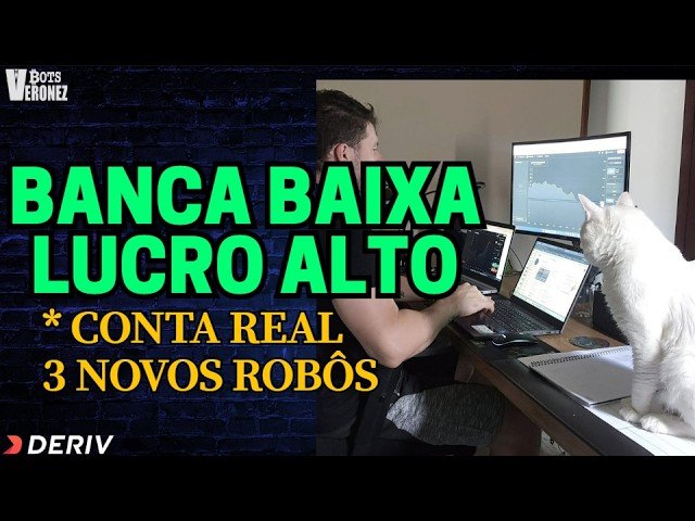 15 DÓLARES DE LUCRO EM CONTA BAIXA ! – 3 Robôs Automáticos Lucrando em 10 Minutos – Deriv.com