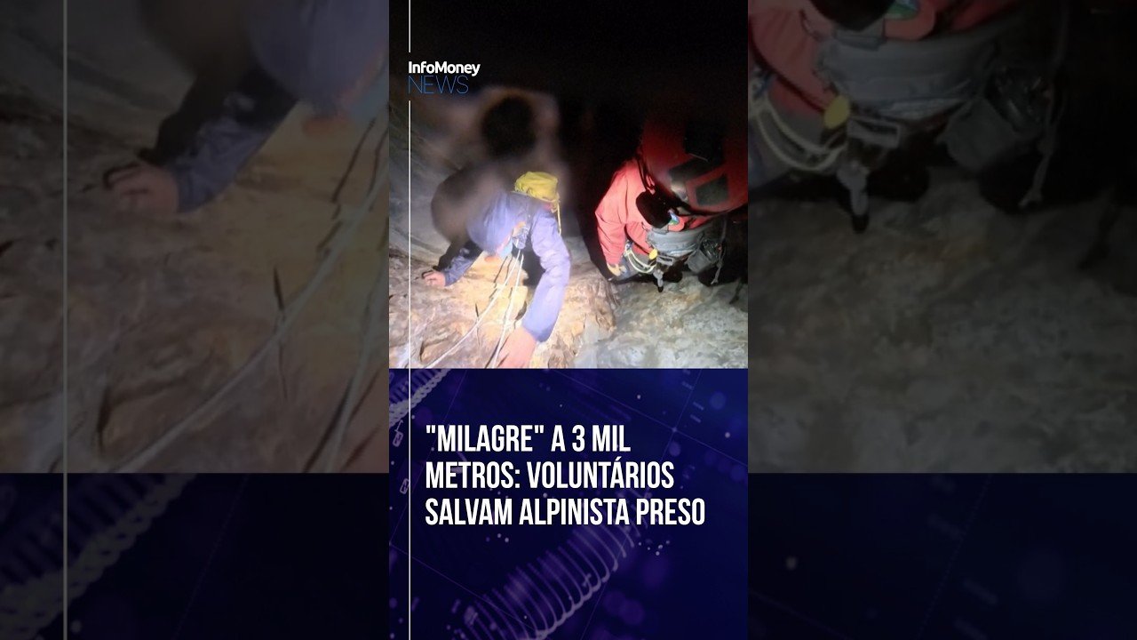 Alpinista é resgatado após ficar preso a 3.000 metros de altitude na Califórnia | InfoMoney News
