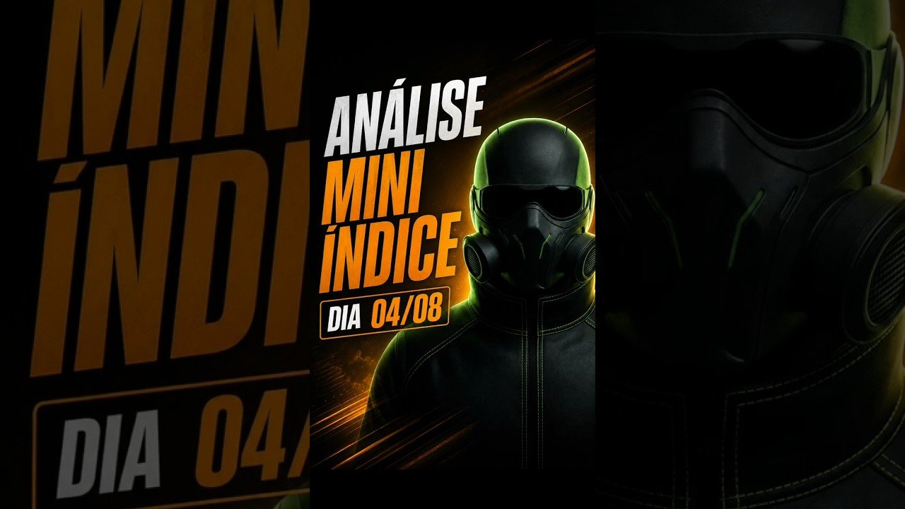 ANÁLISE MINI ÍNDICE (04/08)  Leitura Limpa e Direta! 📈#daytrader #bolsadevalores #mercadofinanceiro