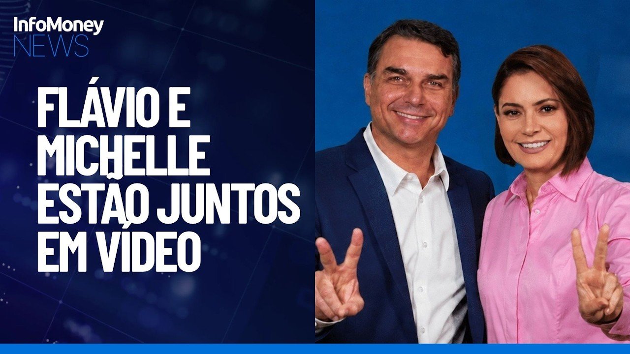 Após semanas de tensão, Flávio e Michelle gravam vídeo juntos | InfoMoney News