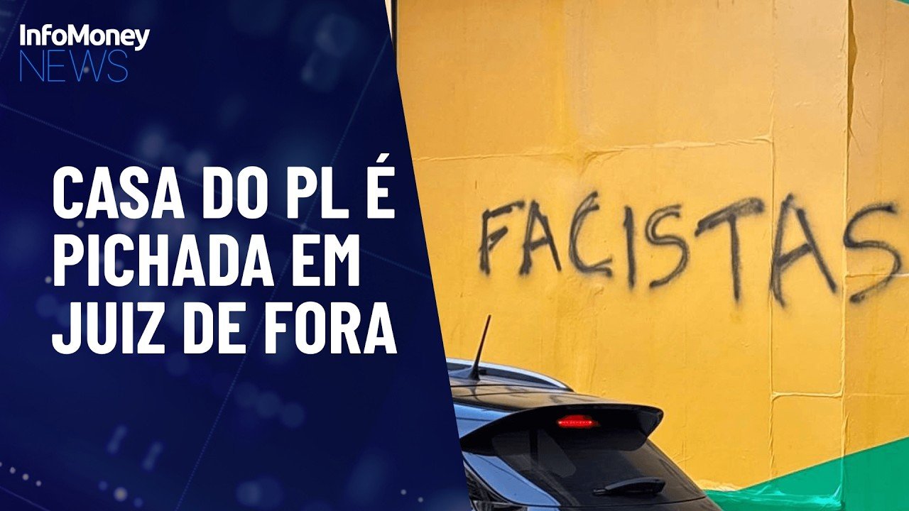 Após visita de Nikolas, espaço de campanha do PL é pichado em Juiz de Fora | InfoMoney News