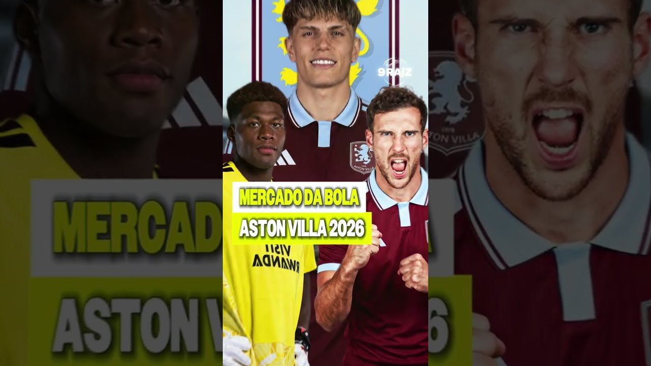 Aston Villa monta time milionário na Premier League #shorts  #futebol