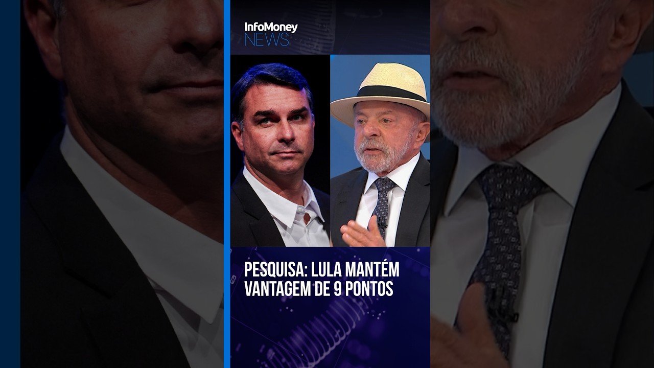 AtlasIntel:Lula e Flávio recuam, mas petista mantém vantagem de 9 pontos no 1º turno| InfoMoney News