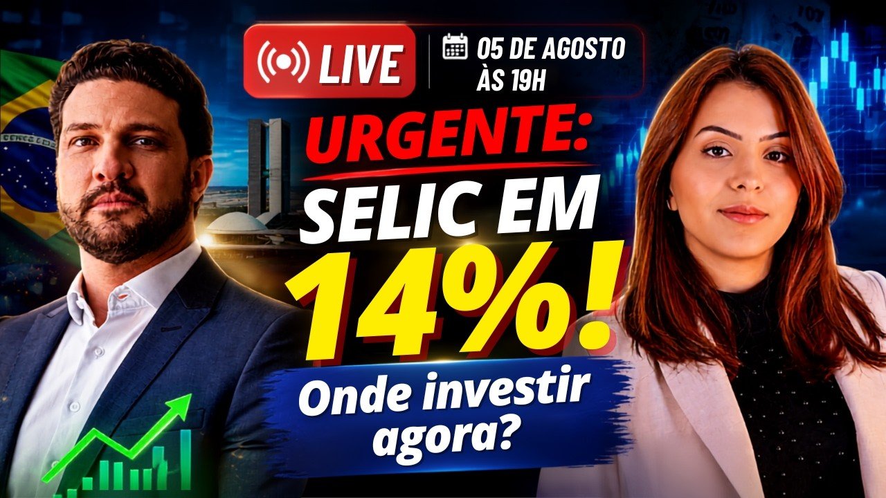 BANCO CENTRAL REDUZ SELIC PARA 14% | ONDE INVESTIR AGORA!