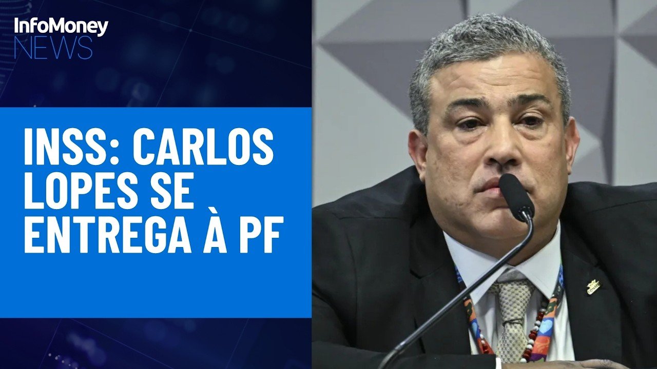 Carlos Lopes, da Conafer, se entrega à PF em investigação sobre fraudes no INSS | InfoMoney News