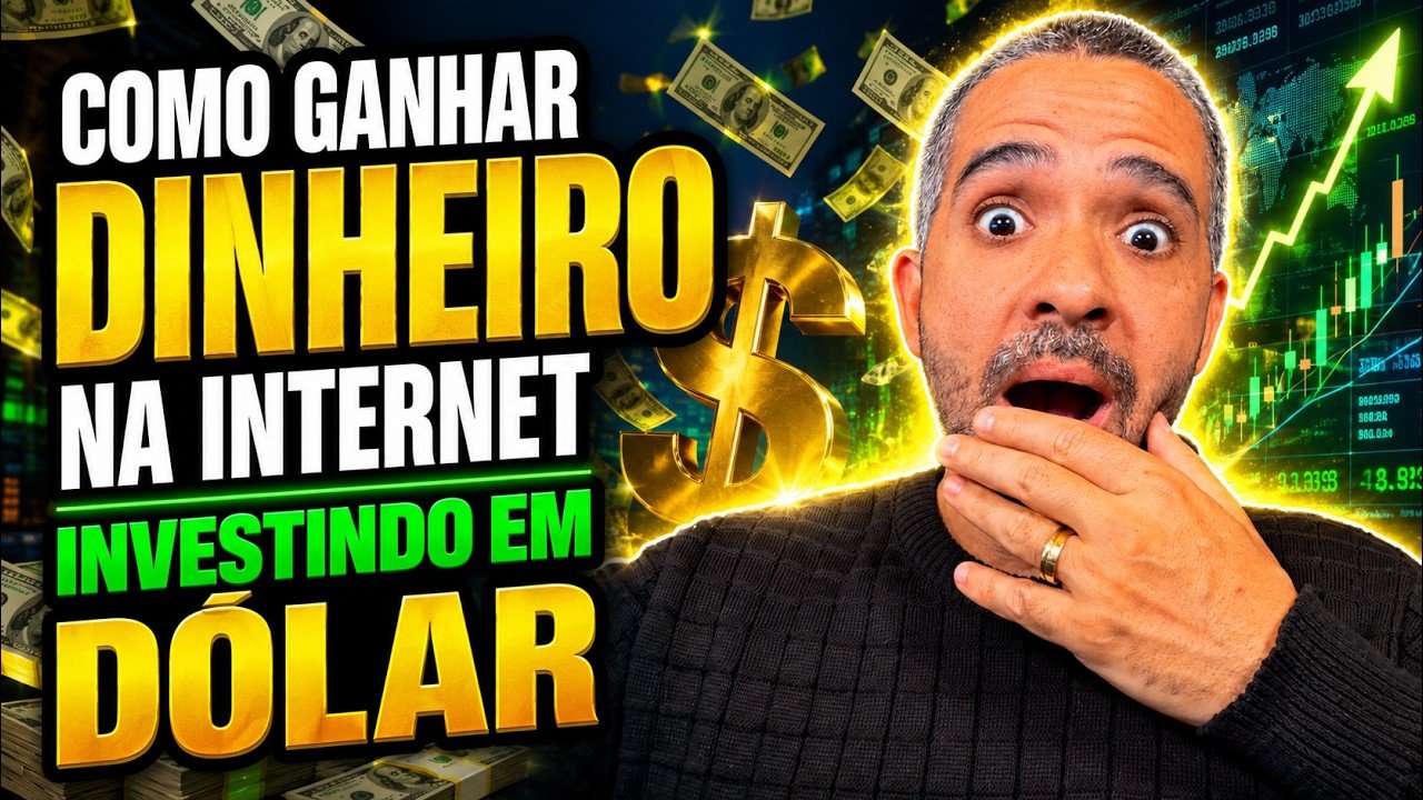 COMO GANHAR DINHEIRO NA INTERNET INVESTINDO EM DÓLAR