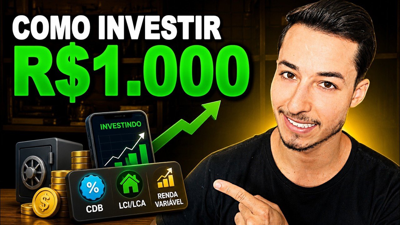 Como montar uma carteira com apenas R$1.000