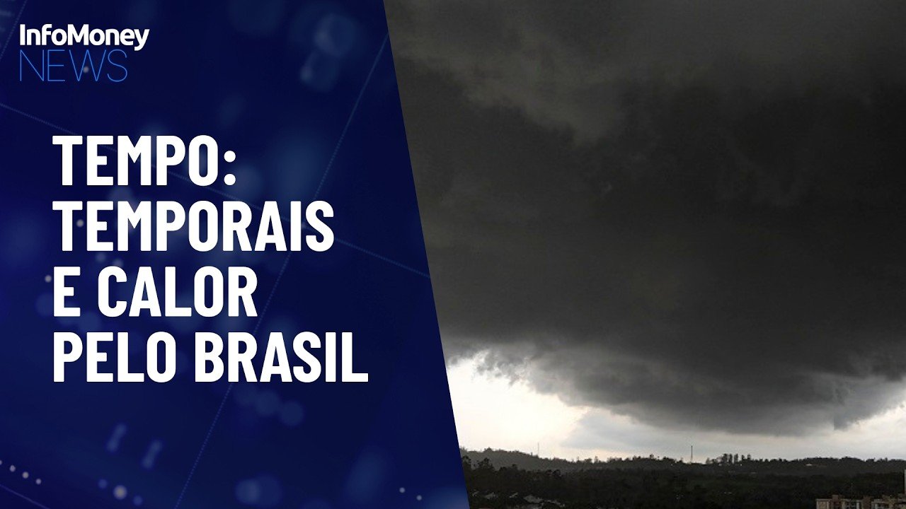 De olho no tempo: Brasil tem temporais no Sul e calor no Centro-Oeste | InfoMoney News