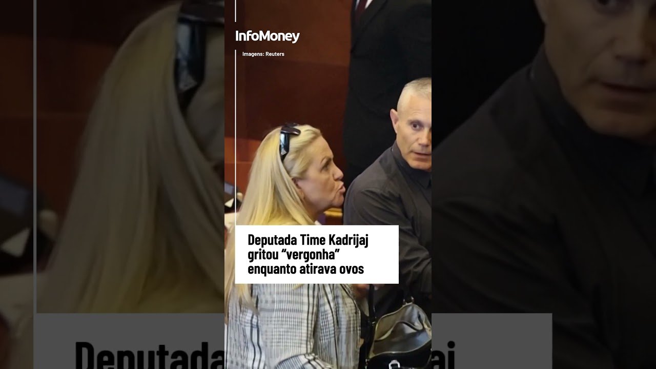 Deputada da oposição joga ovos em primeiro-ministro do Kosovo