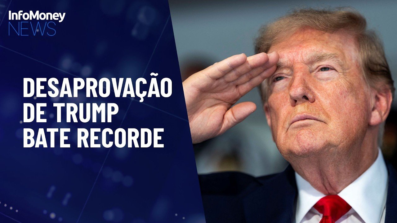 Desaprovação de Trump chega a 65% e bate recorde, diz pesquisa | InfoMoney News