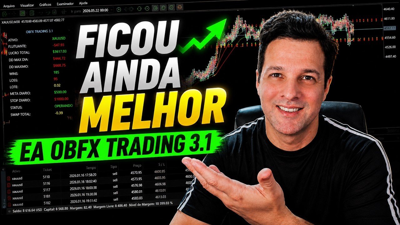 EA OBFX TRADING 3.1/NOVA ATUALIZAÇÃO/ FREE DOWNLOAD GRUPO TELEGRAM/ROBOFOREX TOP ROBOT