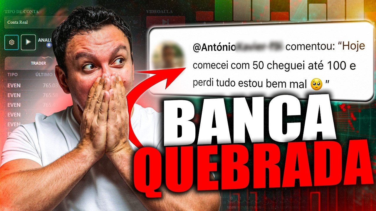 ELE DOBROU A BANCA EM 1 DIA… e perdeu TUDO (Deriv Bot)