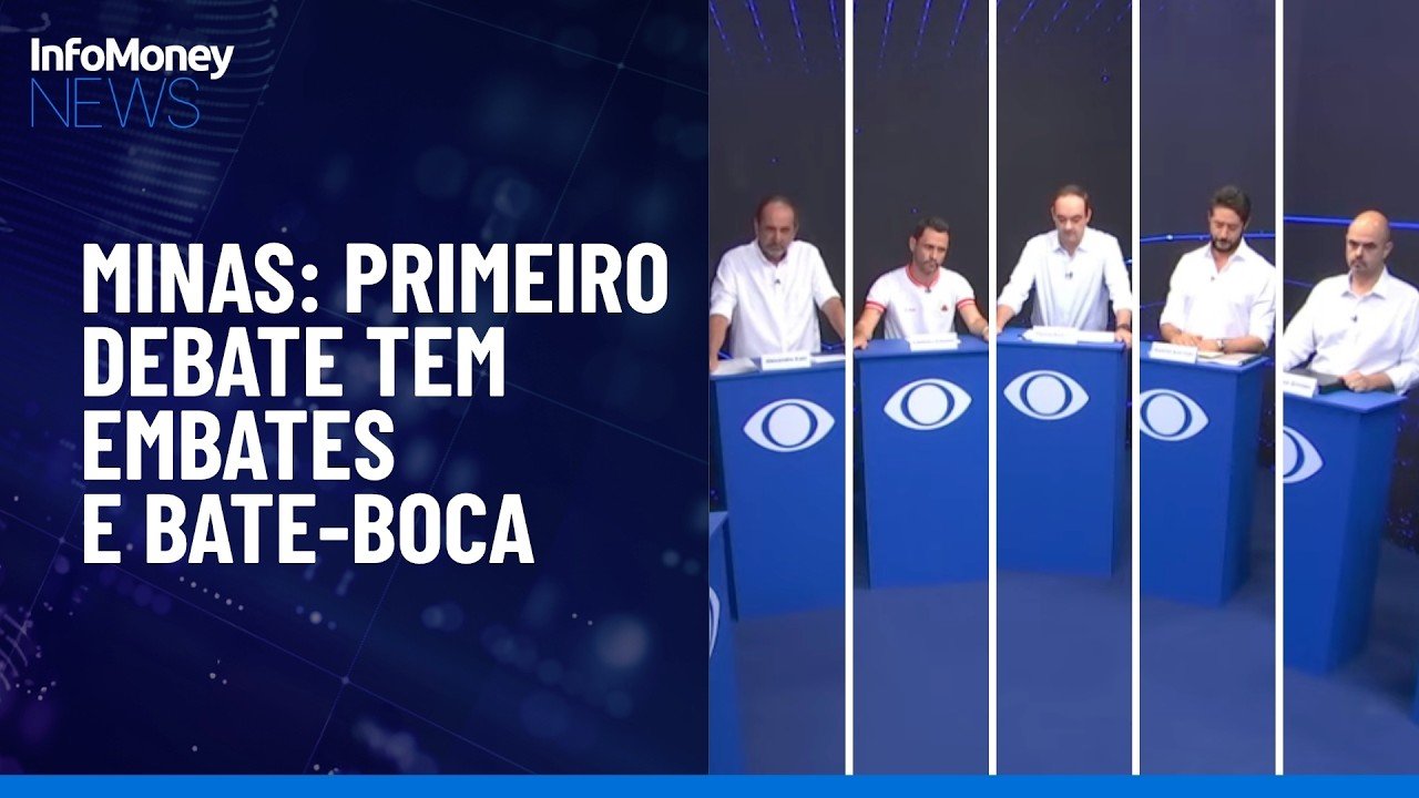 Eleições: Candidatos ao governo de Minas participam de debate | InfoMoney News