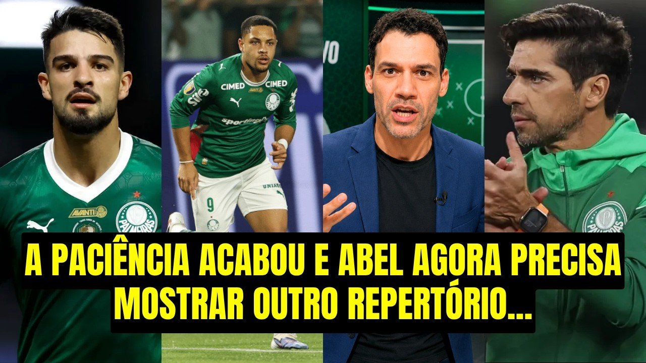 ESCANDALOSO! PALMEIRAS TEM ELENCO MILIONÁRIO, MAS COM FUTEBOL DE VÁRZEA E ABEL MERECE CRÍTICAS SIM!