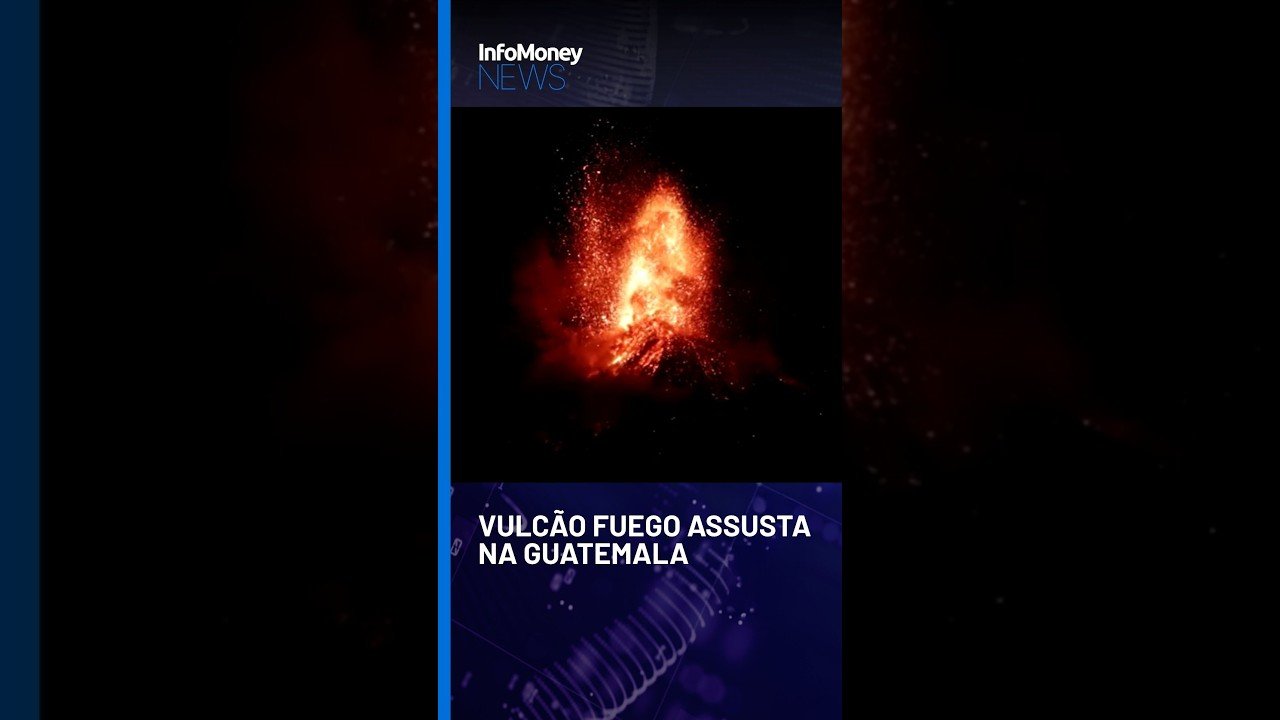 Famílias deixam suas casas com a erupção do vulcão Fuego, na Guatemala | InfoMoney News