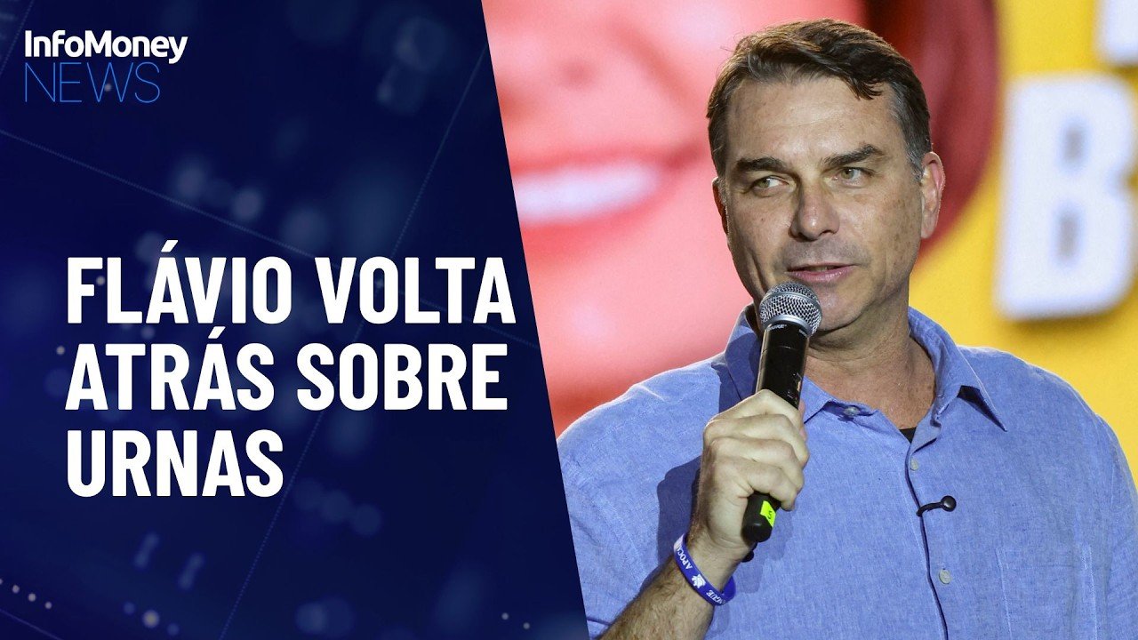 Flávio diz que aceitará resultado das urnas e reconhece erro | InfoMoney News
