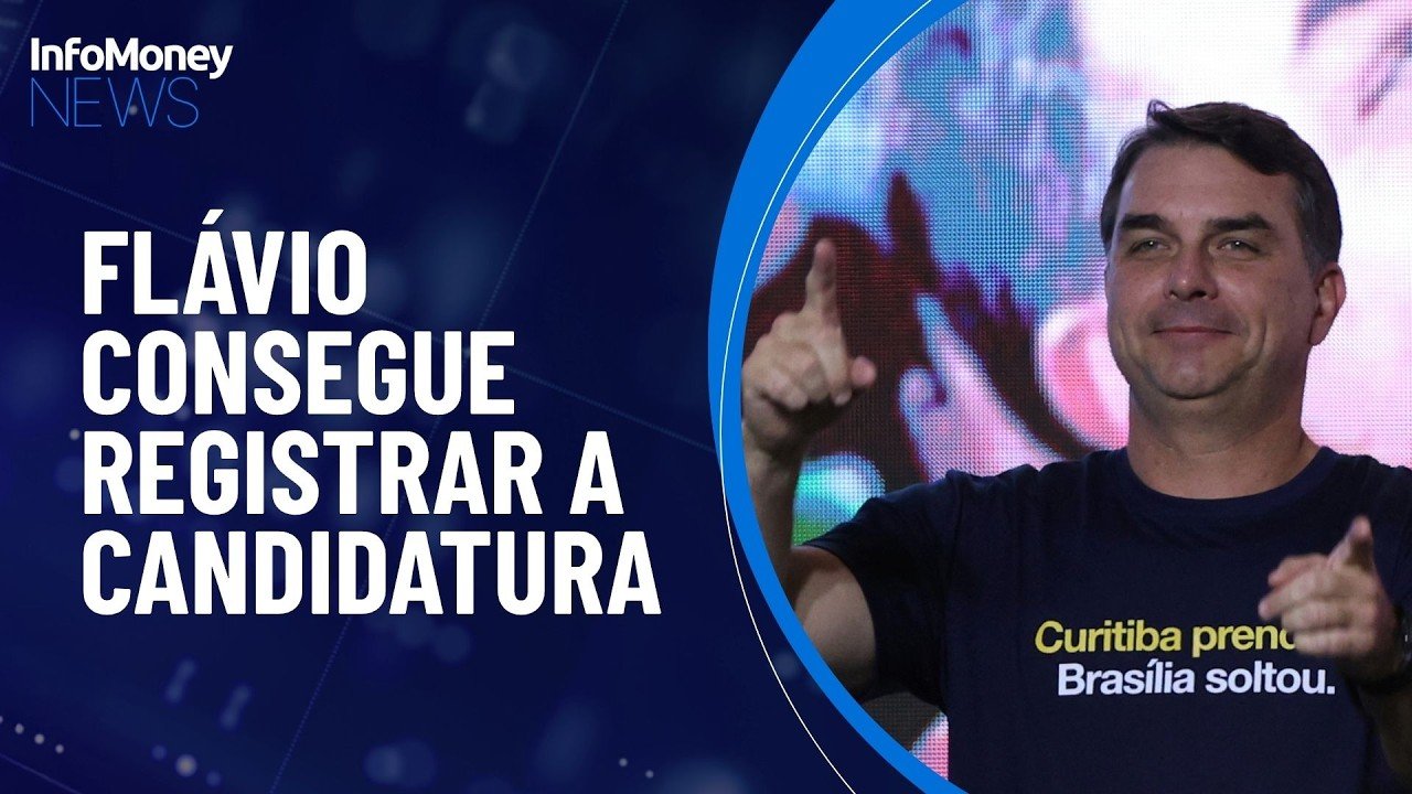 Flávio registra candidatura e declara R$ 8,1 milhões em bens | InfoMoney News