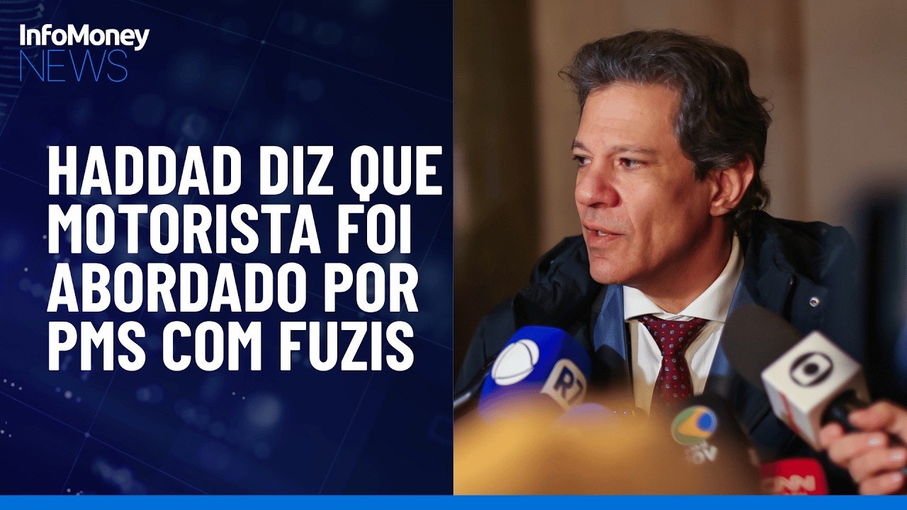 Haddad relata abordagem ostensiva da PM a motorista | InfoMoney News