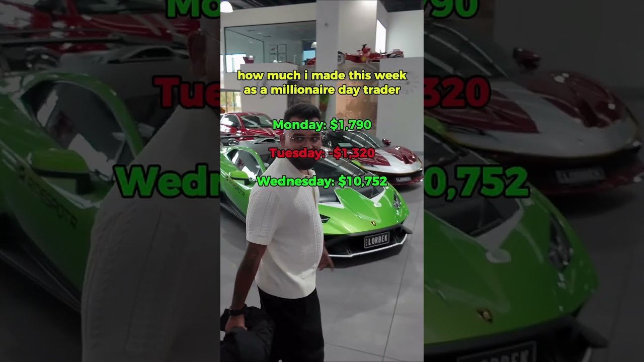 How much I made this week as a millionaire day trader
