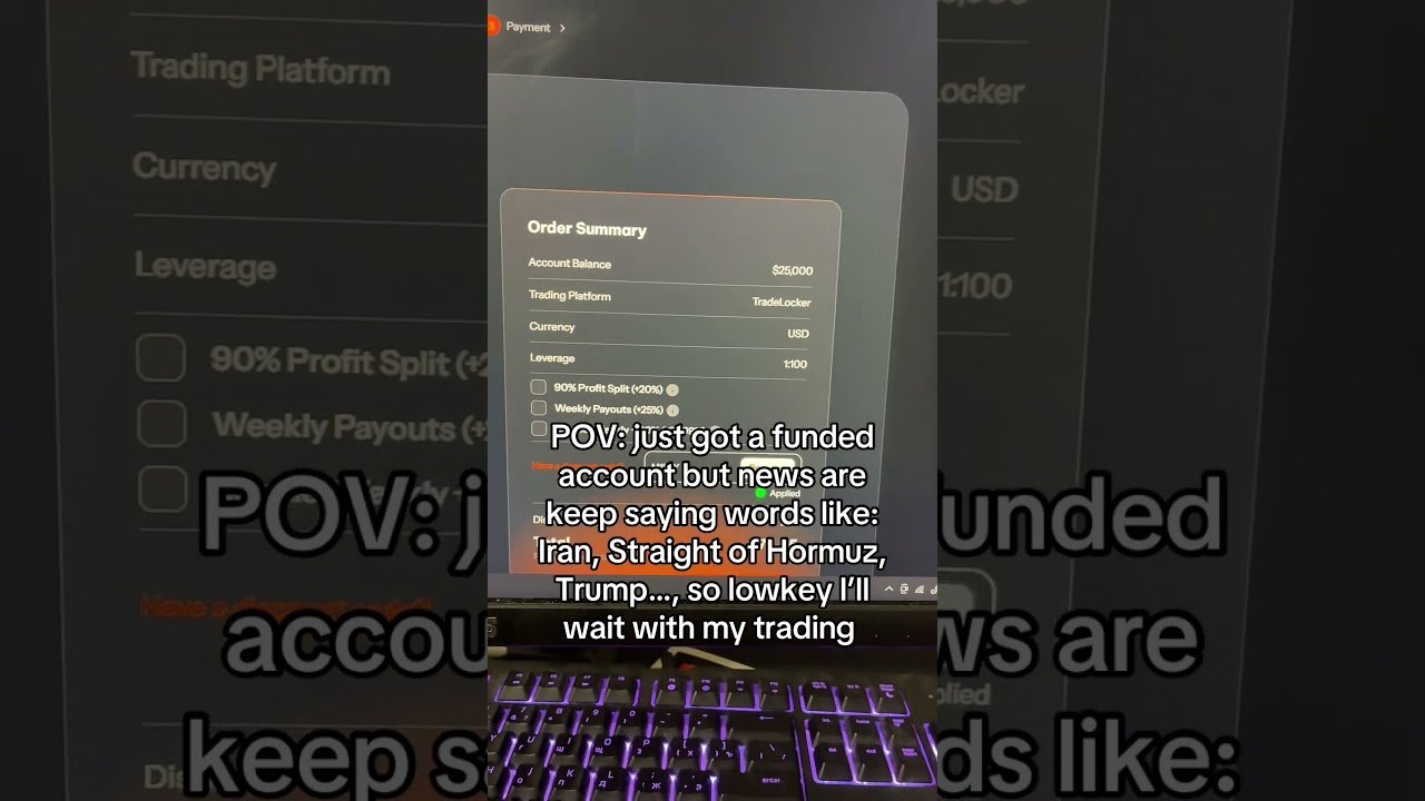 I just wanna trade funded#onefunded #trading #daytrading #stockmarket