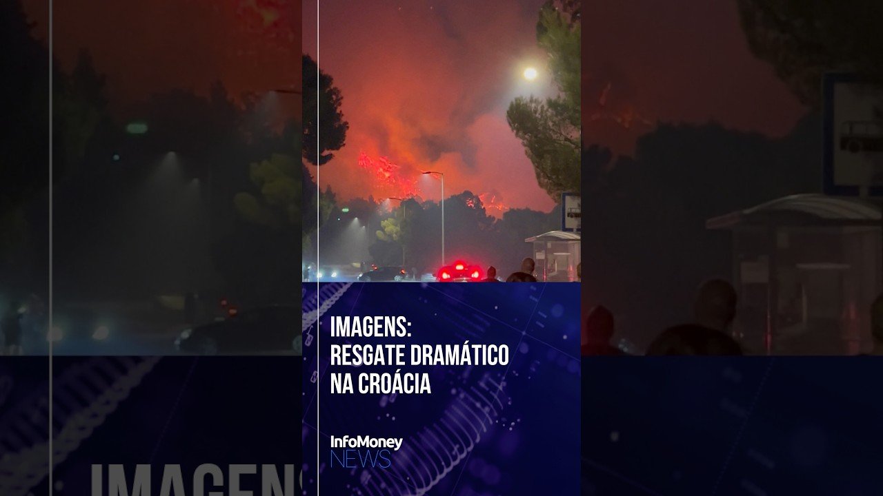 IMAGENS: Resgate dramático é registrado por bombeiro na Croácia | InfoMoney News