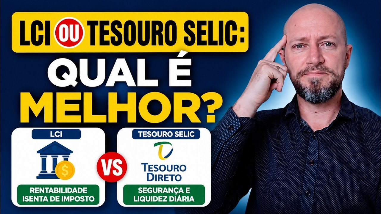 LCI OU TESOURO SELIC: QUAL É MELHOR PARA INVESTIR E VIVER DE INVESTIMENTOS?